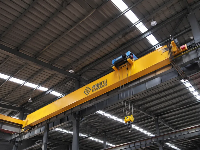 Image Alt: LDP Single Girder Overhead Crane for low-ceiling workshop lifting