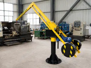 Automotive Industry 7 Balance Jib Crane for light material handling in workstation