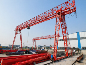 Precast Concrete Plant Crane Solutions 3 Image Alt: Truss Gantry Crane for outdoor material handling