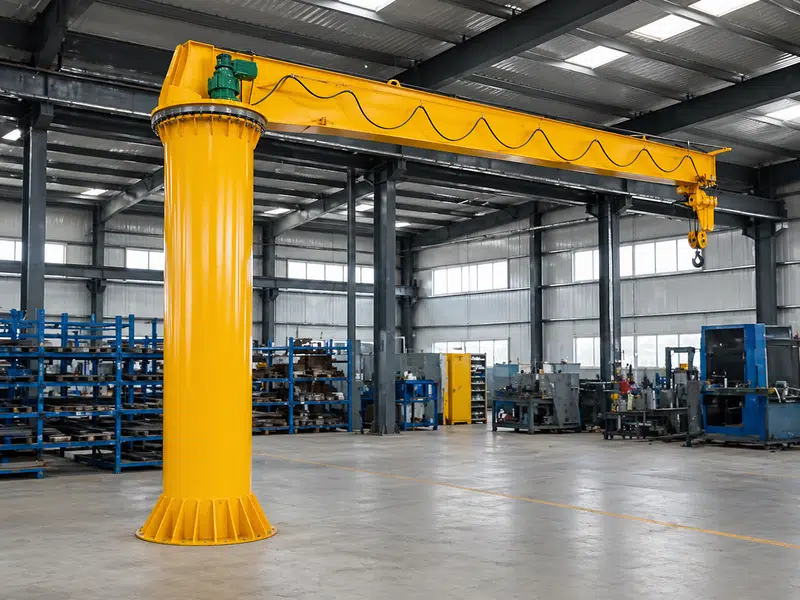 Free Standing Jib Crane for workshop material handling