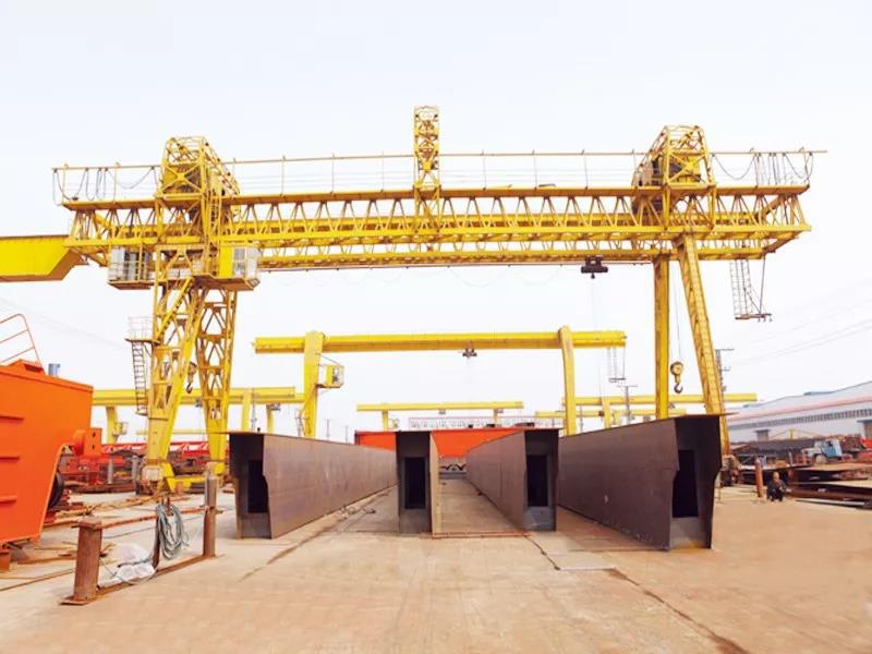 Henan Mine double girder truss gantry crane for outdoor lifting