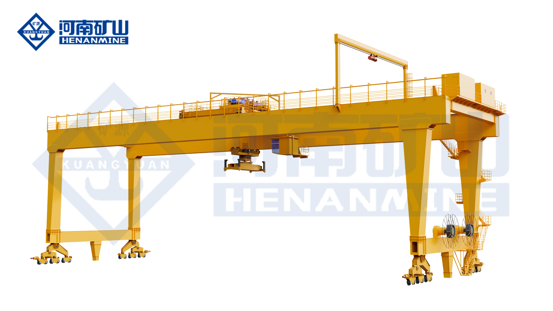 RMG container gantry cranes in a rail yard