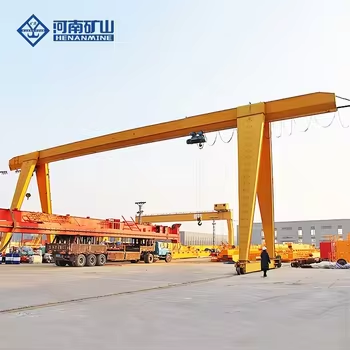 Henan Mine single girder gantry crane for outdoor lifting