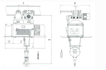 Explosion-proof wire-rope hoist for overhead and gantry cranes