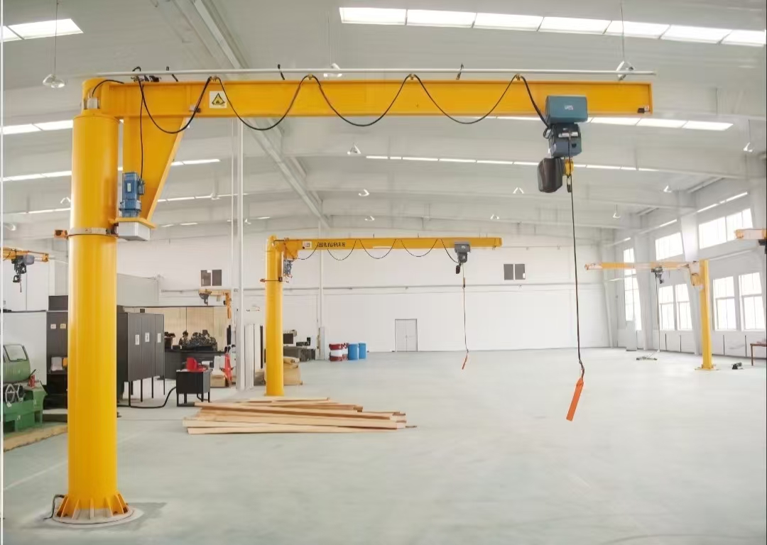 Henan Mine floor-mounted slewing jib crane