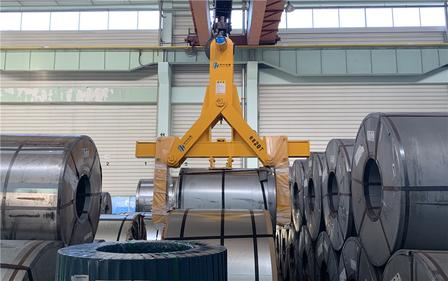 Steel coil warehouse crane application