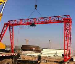 Mobile gantry crane outdoor application