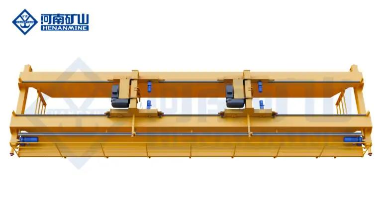 Heavy-duty double trolley overhead crane details