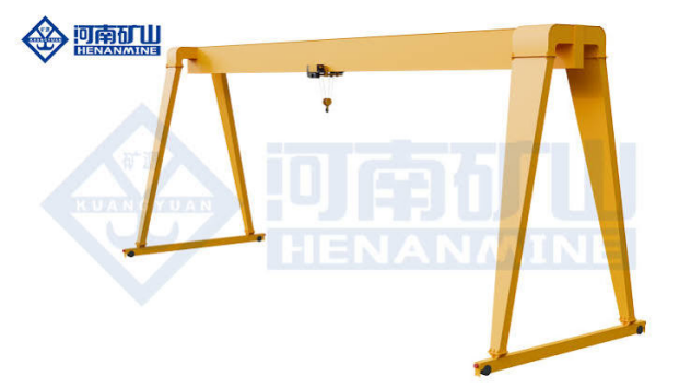 Outdoor electric hoist gantry crane detail
