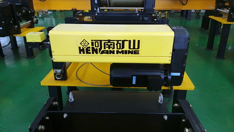 Henan Mine low-noise European-style hoist trolley